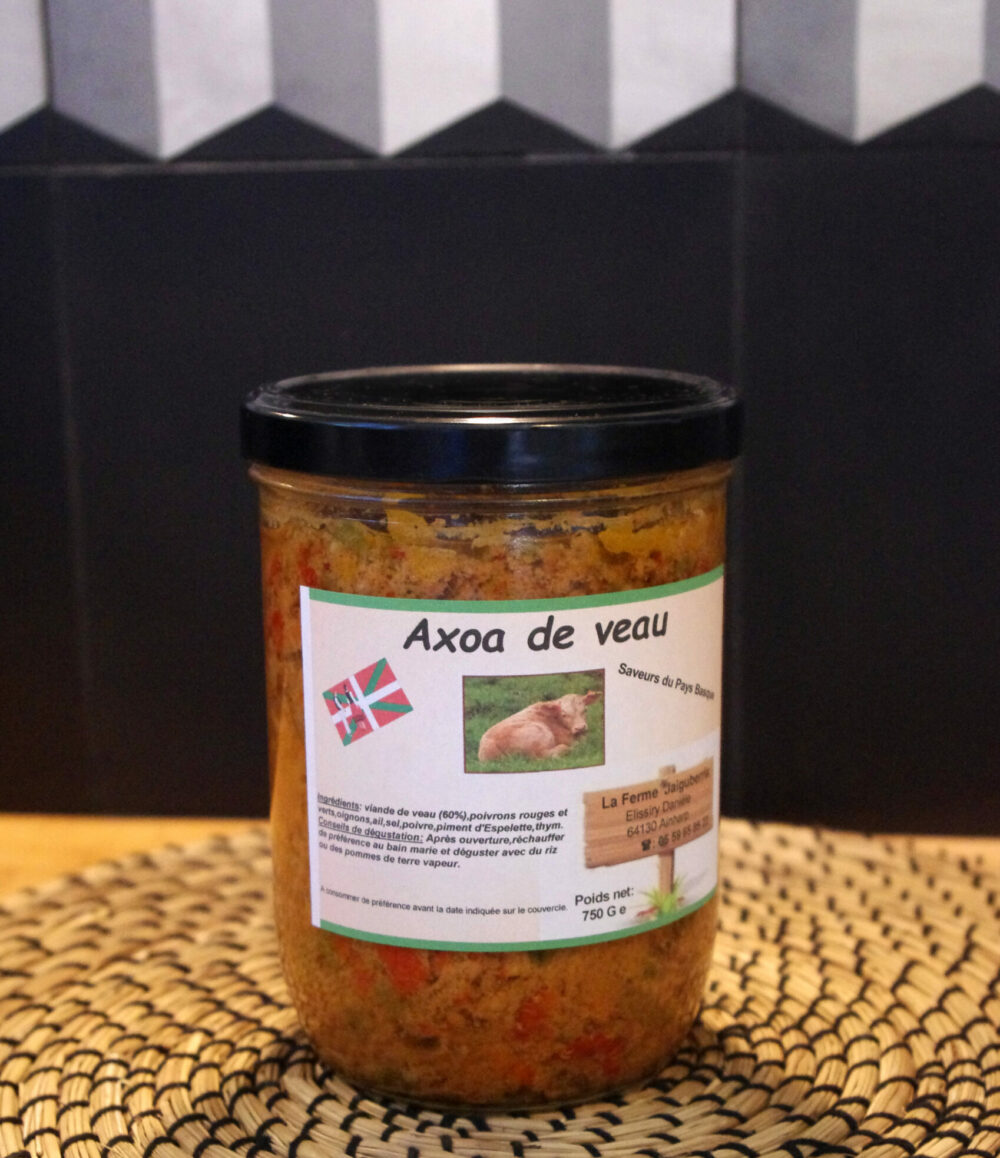 Axoa de veau en bocal (Bocal de 750 g)