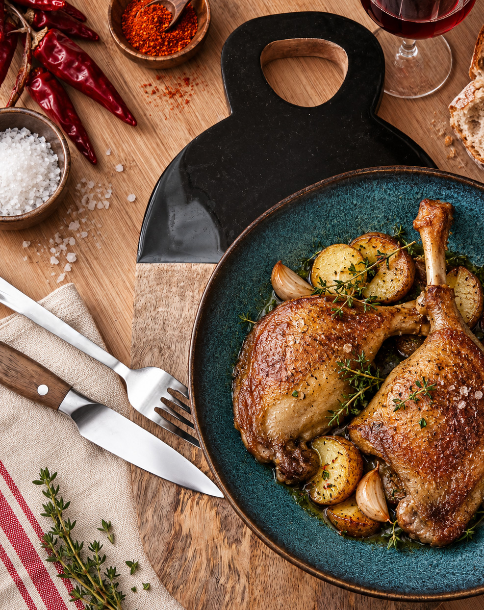 Confit de canard 2 cuisses (Bocal de 730 g)