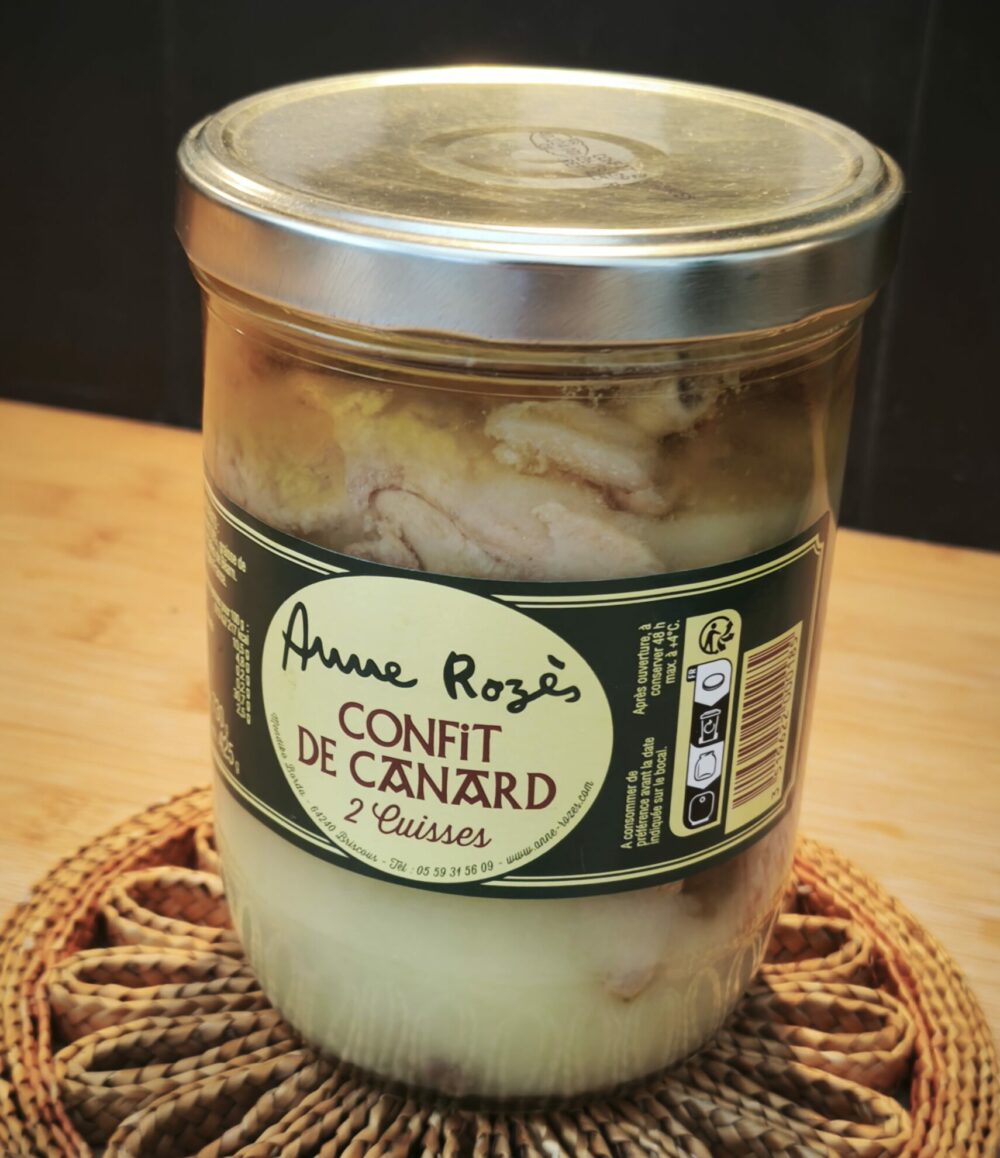 Confit de canard 2 cuisses (Bocal de 730 g)